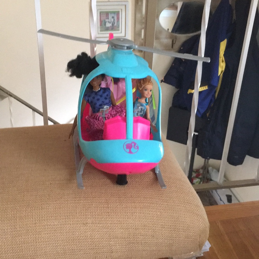 Barbie helicopter